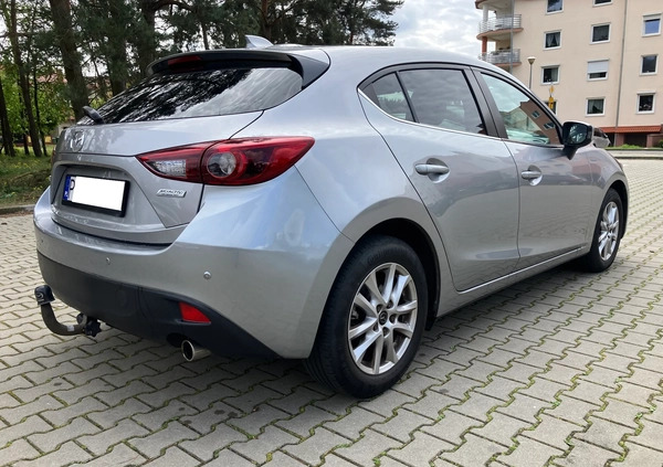 Mazda 3 cena 49800 przebieg: 183400, rok produkcji 2014 z Leszno małe 379